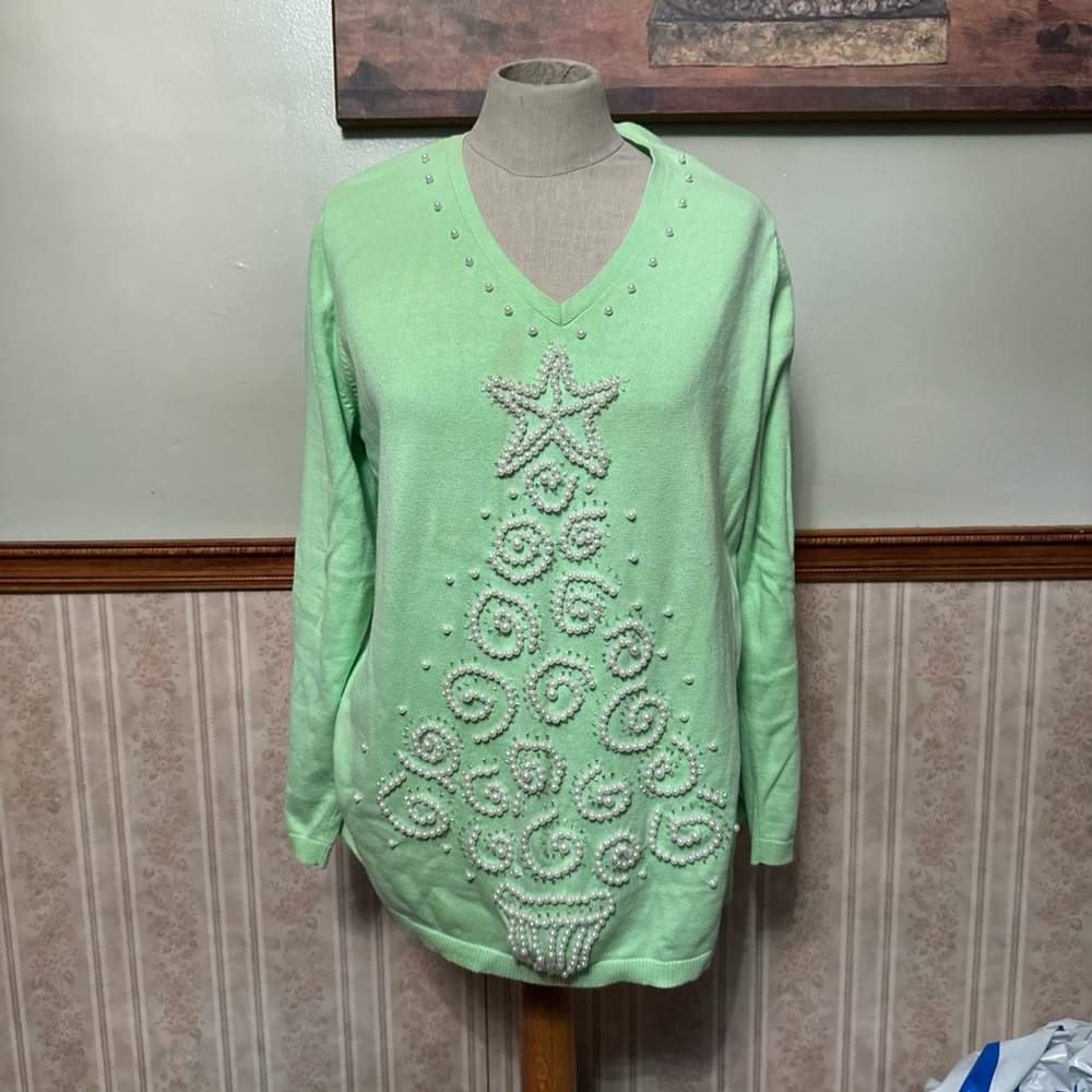 Christmas tree sweater